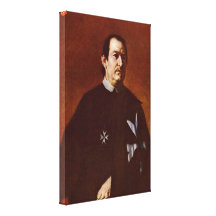 Karel ï¿½kreta - Malta Priors Bernard de Witte Stretched Canvas Print