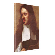 Karel ï¿½kreta - Portrait of a miniature painter Canvas Prints