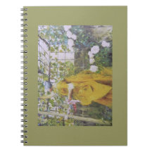 Karin Larsson in the Grape Arbor Spiral Notebooks