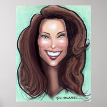 Kate Middleton Caricature Poster