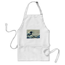 Katsushika Hokusai's Great Wave off Kanagawa Aprons