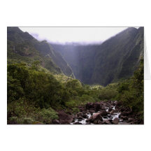 Kauai Mountain Greeting Card
