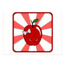 Kawaii Apple (Girl) Post Cards