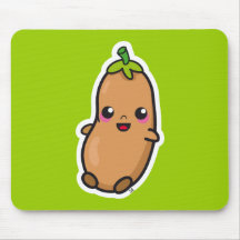 Kawaii Bean mousepad
