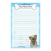 Kawaii Border Terrier Stationery