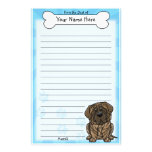 Kawaii Brindle Mastiff Stationery