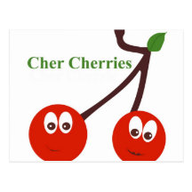 Kawaii Cherries Postcard