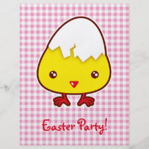 Kawaii chick flyer design