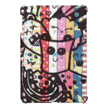 kawaii colorful doodle cover for the iPad mini