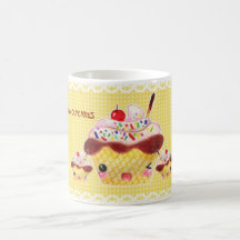 Kawaii cupcakes coffee mugs