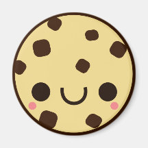 kawaii cute Chocolate chip cookie magnet