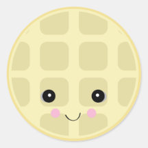 kawaii cute waffle stickers