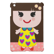 Kawaii Doll iPad Mini Covers