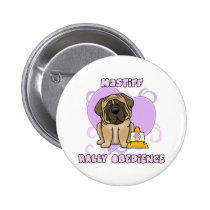 Kawaii English Mastiff Rally Obedience buttons