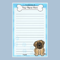 Kawaii Mastiff Stationery stationery
