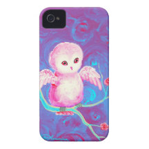 Kawaii Owl iPhone 4 Case-Mate Cases