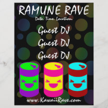 Kawaii Ramune Rave Custom Flyer