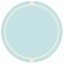 KAWAII RIBBON AND POLKADOTS PASTEL BLUE PHOTO CUT OUT