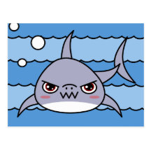 Kawaii Shark Post Cards