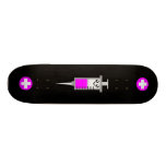 KAWAII SYRINGE MEDICAL SHOT CROSS DECK SKATE DECK