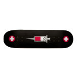 KAWAII SYRINGE MEDICAL SHOT CROSS DECK SKATE BOARD DECKS