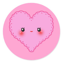 Kawaii Valentine stickers