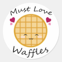Kawaii Waffle Stickers