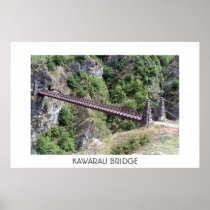 Kawarau Bridge in New Zealand  posters