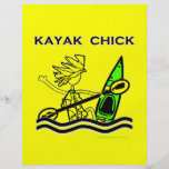 Kayak Chick Designs & Things Flyer Design