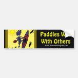 Kayak Paddles Well With Others II Bumper Stickers