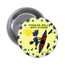 Kayak Paddles Well With Others II Buttons