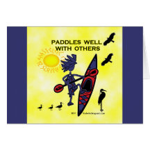 Kayak Paddles Well With Others II Cards