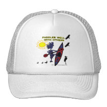 Kayak Paddles Well With Others II Trucker Hats