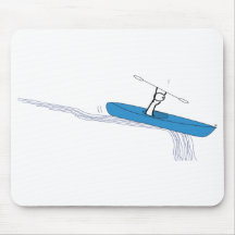 Kayaker on the water mouse mat