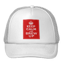 Keep Calm and Brew Up Mesh Hats