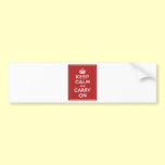 Keep Calm and Carry On bumper stickers