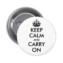 Keep Calm and Carry On Button