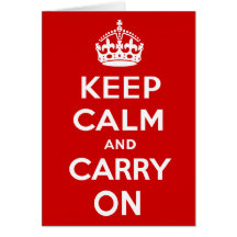 Keep Calm and Carry On Cards