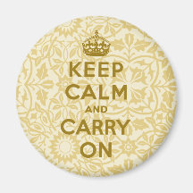 Keep Calm And Carry On Fridge Magnets