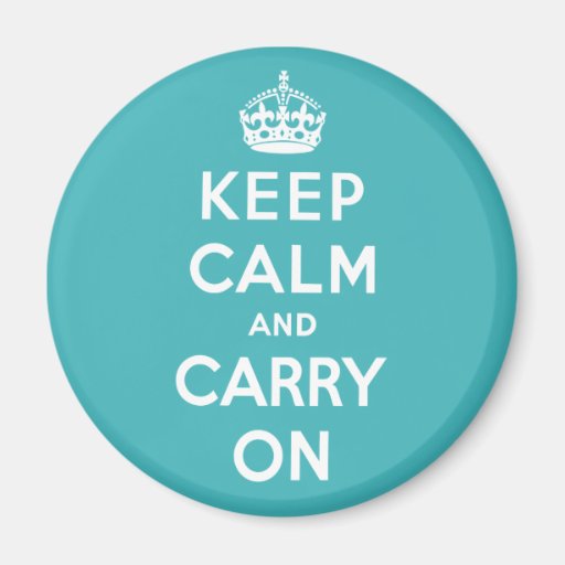 Keep Calm and Carry On Magnet