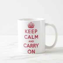 Keep Calm and Carry On Mug