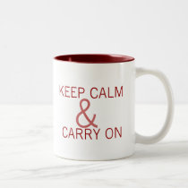 Keep Calm and Carry On mugs