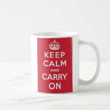 Keep Calm And Carry On Mugs