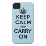 keep calm and carry on Original Case-Mate iPhone 4 Cases