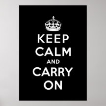 keep calm and carry on Original Print