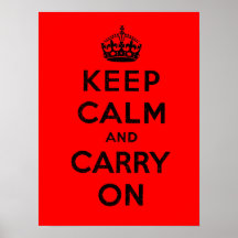 Keep Calm and Carry On Print