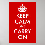Keep Calm and Carry On Print