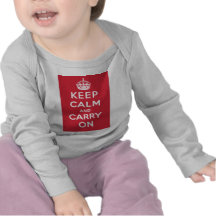 Keep Calm And Carry On Tee Shirts