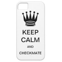 KEEP CALM AND CHECKMATE CaseMate iPhone 5 Case