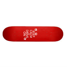 Keep Calm and Drive on (learner) (any colour) Skateboard
